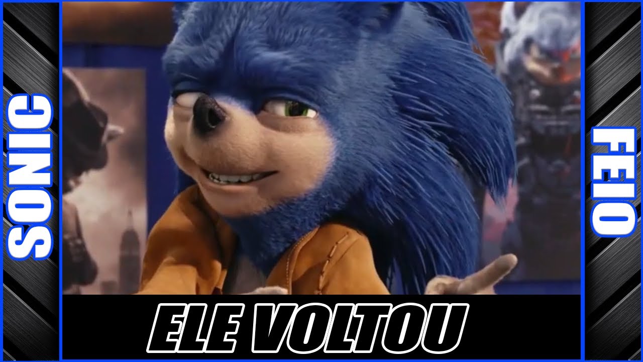 😲Sonic feio voltou!!!😱no novo filme da Disney plus (Tico e Teco