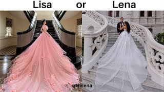 LISA OR LENA 💗 - WEDDING IDEAS & BEAUTIFUL GOWNS & CAKES - @helena035 Resimi