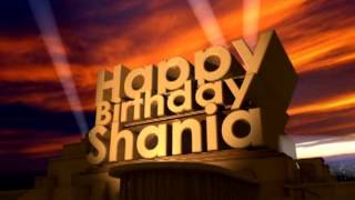 Happy Birthday Shania