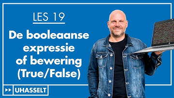 De booleaanse expressie of bewering (True/False)