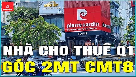 Cho thuê nhà mặt tiền QUẬN 1, Góc 2MT 67 - 69 CMT8, P. Bến Thành - Mã sp: CMT69