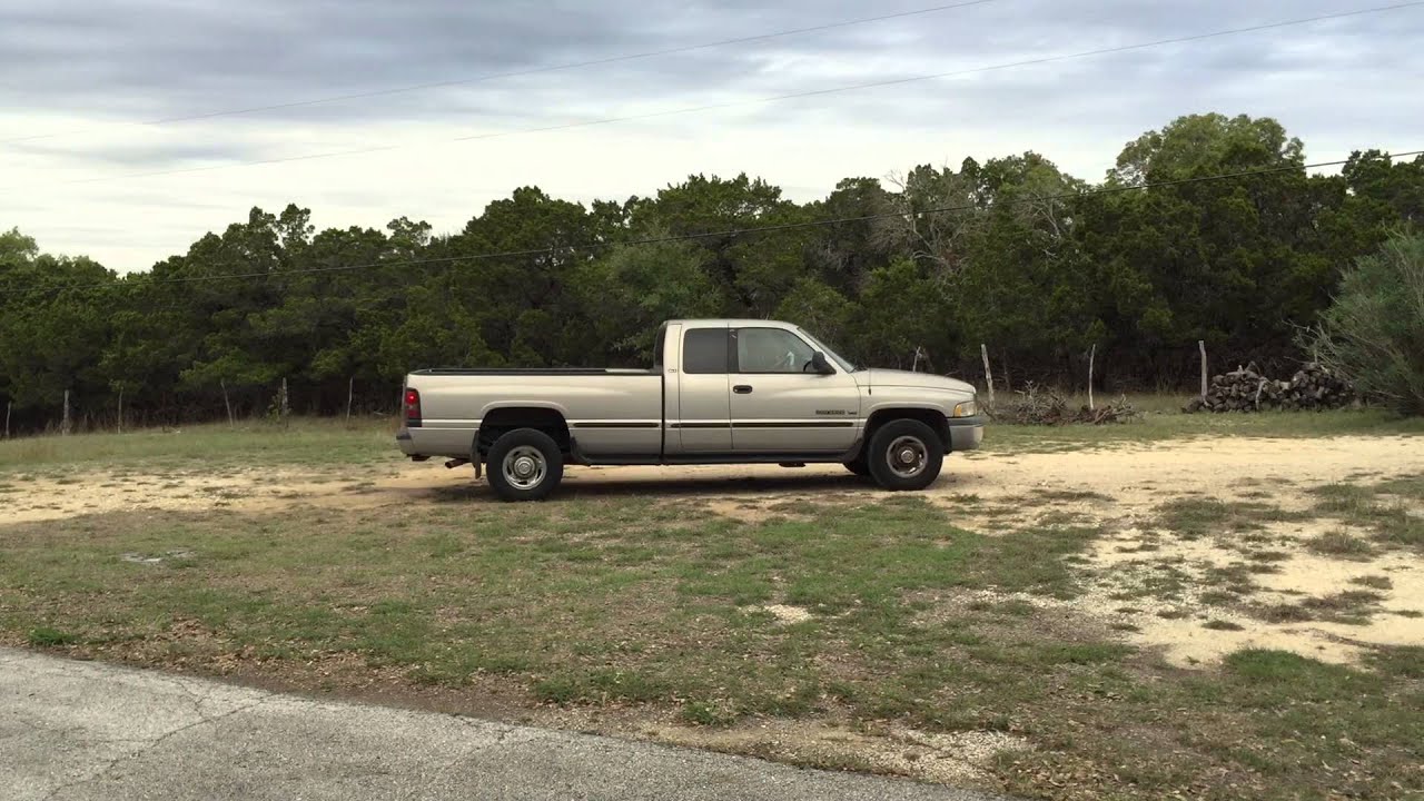 1999-dodge-2500-3-4-ton-gasoline-v10-engine-youtube