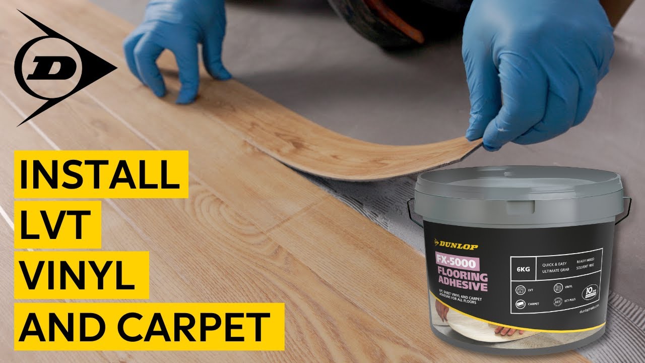 Dunlop FX-5000 - a multi-purpose flooring adhesive for installing