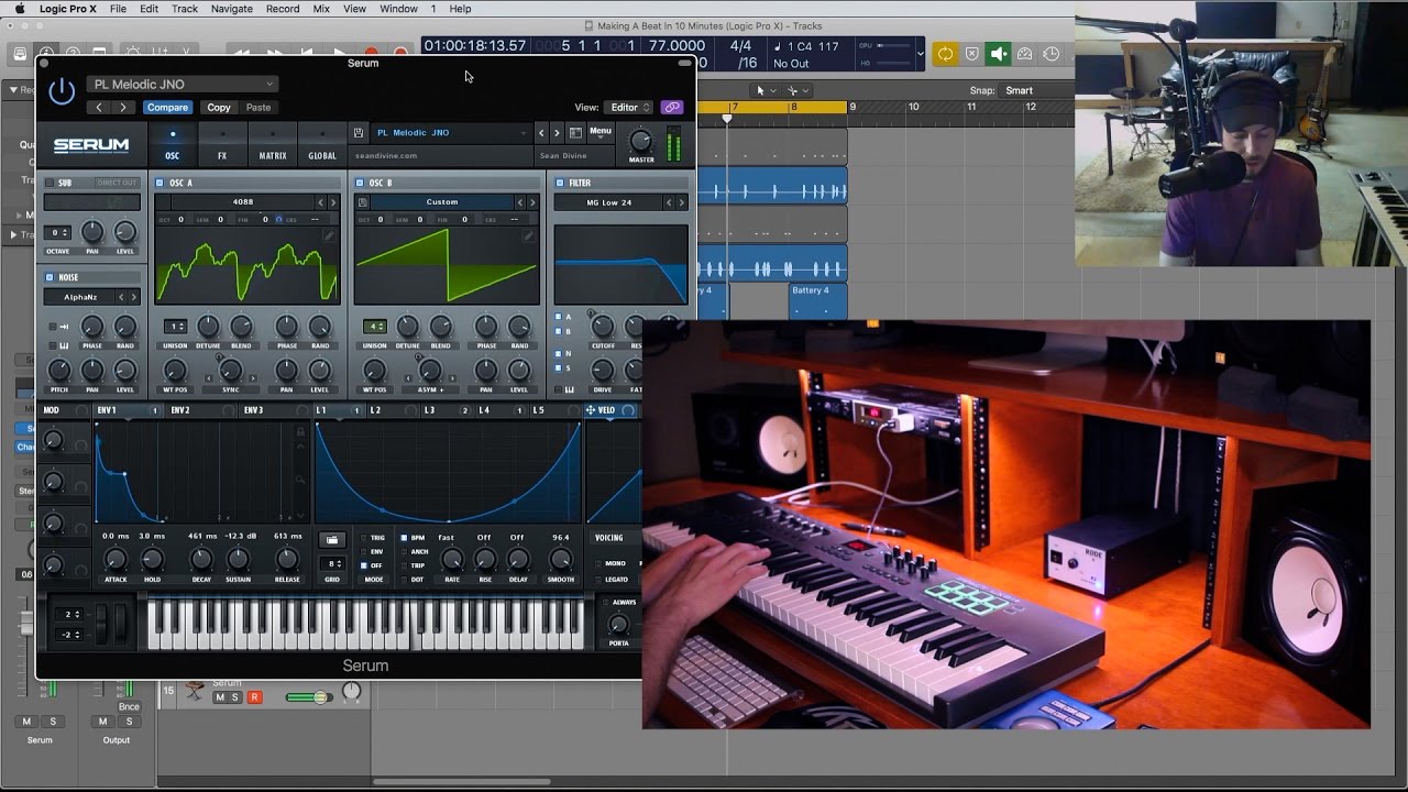 A Beat In 10 Minutes With Logic Pro X - YouTube