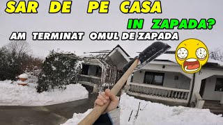 🤣🤣La 10.000 likes SAR DE PE CASĂ⁉️ Am terminat de făcut omul de zăpadă☃️❄❄