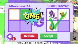 OMG 😱 NEON CAPRICORN IS ONE OF MY DP 😍🤯 SHOULD I GIVE ONE NORMAL PET FOR IT?! 🤔 Adopt Me - Roblox