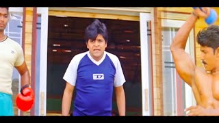 रवि तेजा के जिम में बॉडी बनाने आया पतला अली - Ali Comedy Scene - Ravi teja hindi movies south