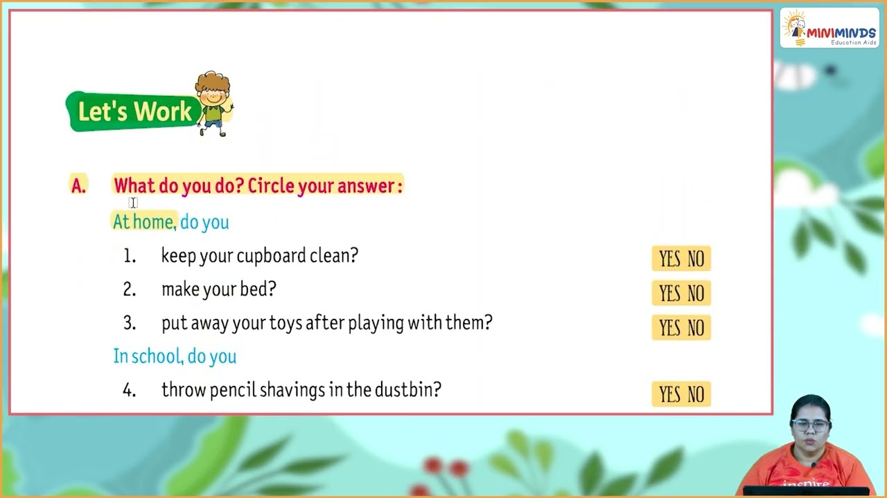 Ch 4 | Miniminds | Life and Ethics | Class 01 | Cleanliness | For children