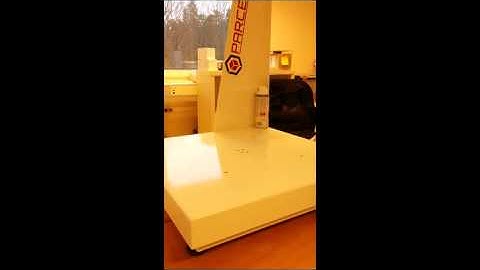 Parcelcube measuring irregular shaped objects