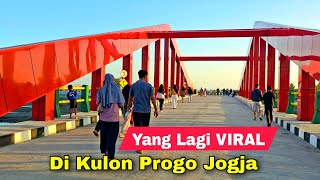 Jembatan Merah Yang Viral Dekat Bandara YIA Kulon Progo Yogyakarta | Wisata Jogja Terbaru 2023