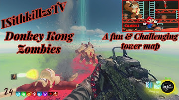 Donkey Kong Zombies Tower! Full run and buyable ending! So fun! Monkey, Monkey! - Bo3 Custom Zombies
