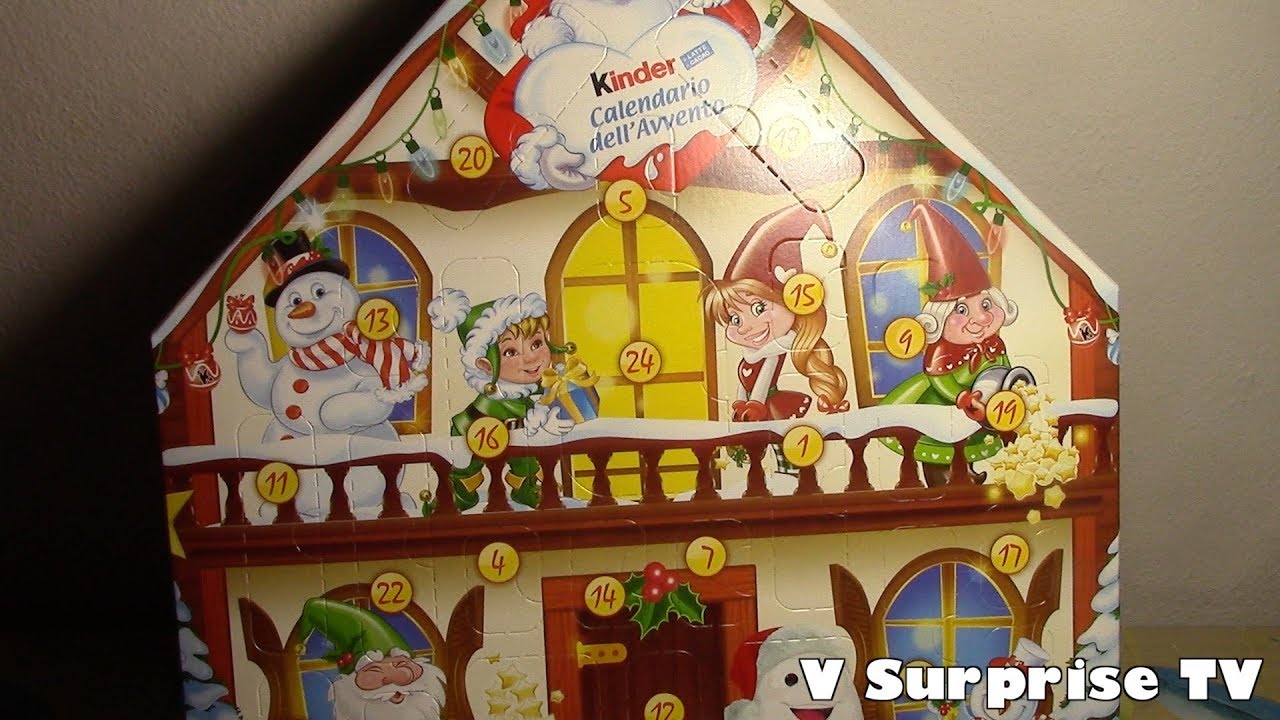 Babbo Natale Kinder.Kinder Sorpresa Calendario Dell Avvento Natale 2017 Con Sorpresa Casa Di Babbo Natale Youtube