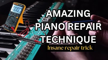 How to Fix a Yamaha Keyboard - Easy (Keys Not Working) | Amazing Trick!!!