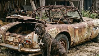 Restoration of an abandoned German car