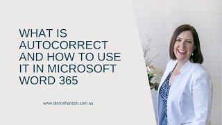 How to Fix Typos Instantly : How to Use Autocorrect in Microsoft Word 365