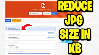 How To Reduce JPG Size In KB (Decrease File Size)