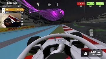 F1 Mobile Racing - Abu Dhabi GP event Race Part #3 .#f12018game #f1mobileracing #f1 #edengames