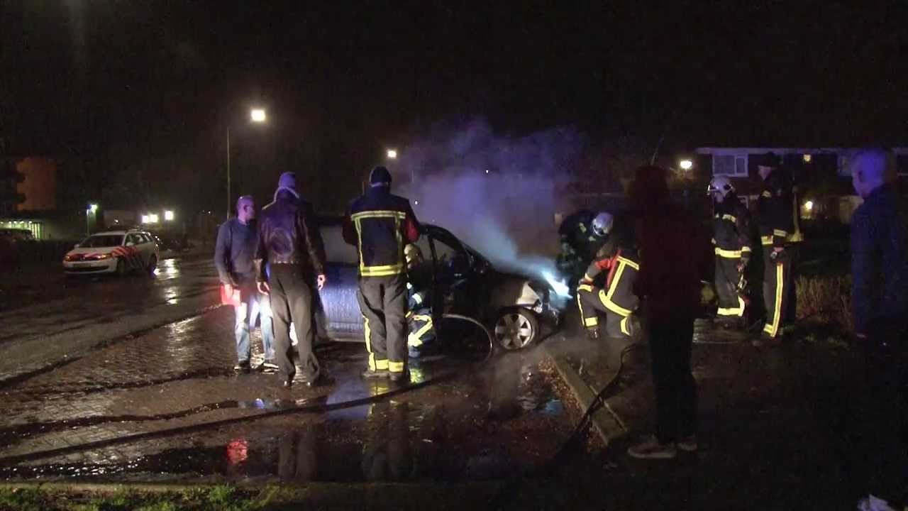 Hoogezand Auto in brand gestoken op de Melkweg in Hoogezand YouTube
