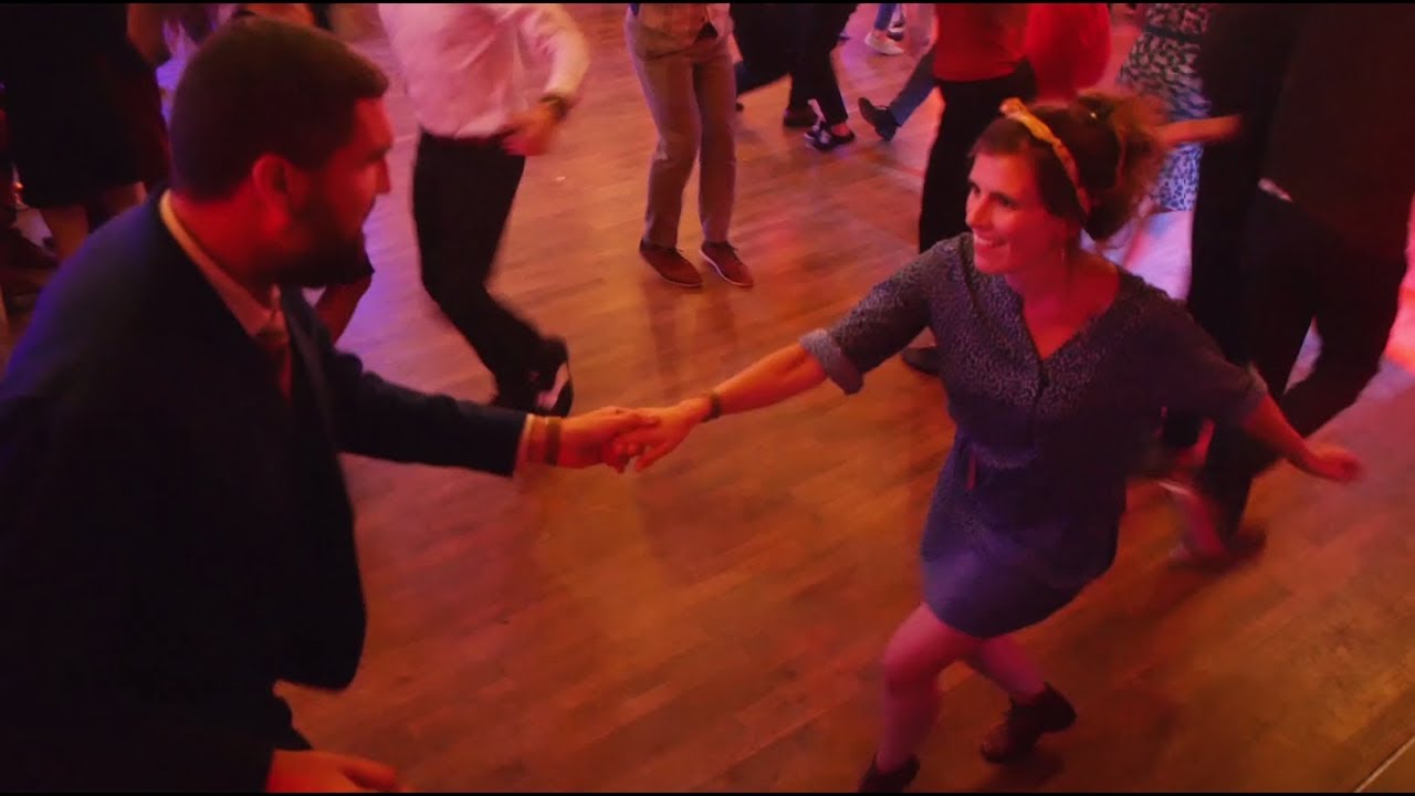 Gontran Galinier and Sarah Wastiaux - Social Lindy Hop