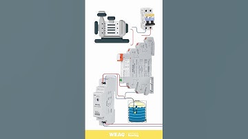 Controlling a Load with a Float Switch Using a DIN Rail Power Supply and Relay.
