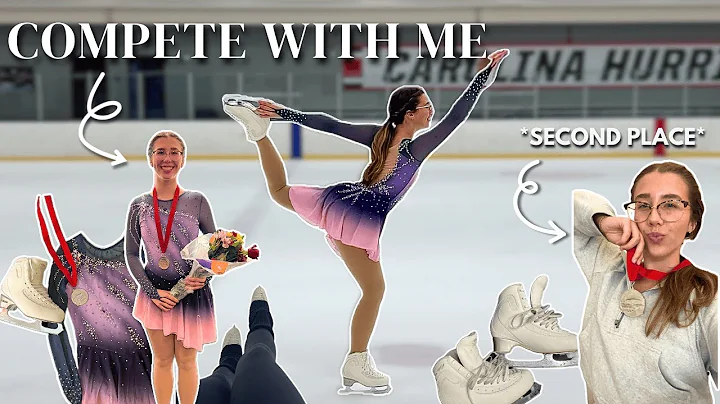 Come to a Figure Skating COMPETITION with Me! | practice ice, private lesson, & behind the scenes!