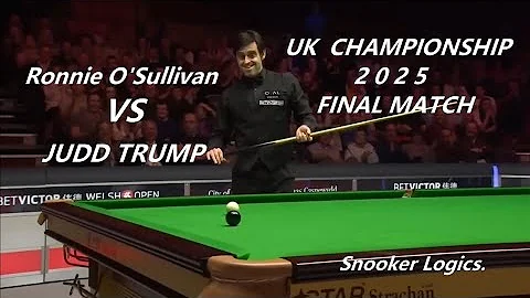 UK CHAMPIONSHIP 2025 FINAL!! RONNIE O'SULLIVAN VS JUDD TRUMP. ROCKET ON FIRE.HIGHLIGHTS. WIT. LOGICS