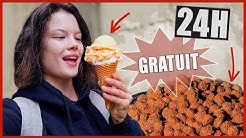 JE MANGE QUE DES TRUCS GRATUITS PENDANT 24H - Claire