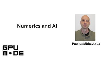 Lecture 84: Numerics and AI