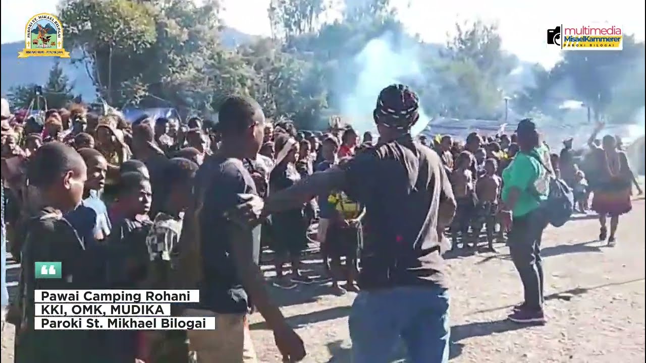PAWAI CAMPING ROHANI KELILING KOTA SUGAPA INTAN JAYA - Paroki St. Mikhael Bilogai