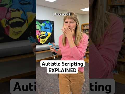 Autistic people: do YOU script? 🥰 #autistic #autism #autismawareness #neurodivergent #adhd
