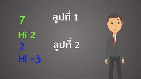 การเขียนโปรแกรมเชิงโครงสร้าง#5/8(การวนลูปLoop)
