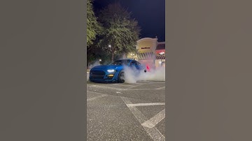 Ford Mustang GT burnout 🔥💨