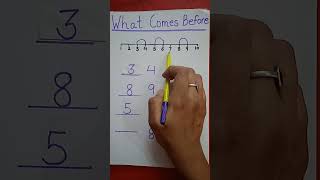 part 2 what comes before through number lines.