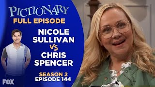 Ep 144. Tough Tasks | Pictionary Game Show: Nicole Sullivan & Chris Spencer