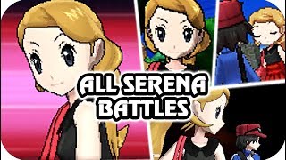 Pokémon X and Y - All Rival Serena Battles (1080p60)