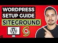 Siteground WordPress Tutorial Setup 2021 🔥 Beginners Web Hosting & WordPress Guide