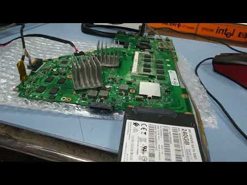 Контрольный запуск материнской платы Asus X550CC i5-3337U по заказу 18092