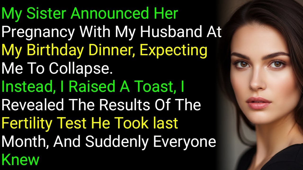 My Sister Announced Her Pregnancy With My Husband At My Birthday Dinner, Expecting Me To Collap....