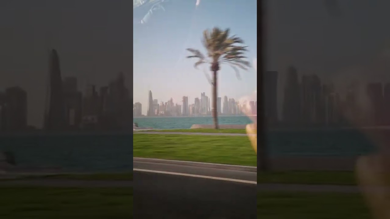 Doha corniche view 🌊