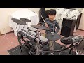 背中越しのチャンス 亀と山p 【V-drums(ドラム)】12歳