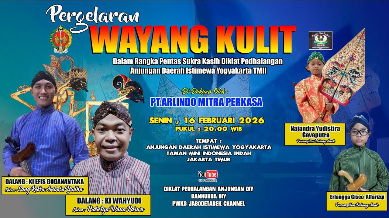 GELAR WAYANG 4 DALANG | KI EFIS GODANANTAKA ~ KI WAHYUDI | PEPUCUK NAJANDRA Y G ~ ERLANGGA CISCO