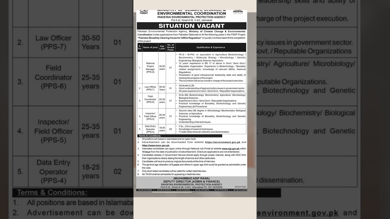 Ministry of Climate Change and Environmental Coordination 