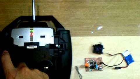 SMD RC Receiver with Twin-motor control for Futaba T2ER 27MHz system