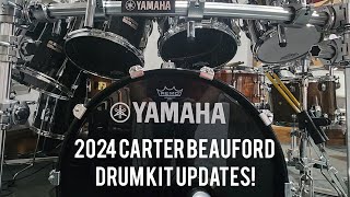 Carter Beauford 2024 drum kit update! (Replica)