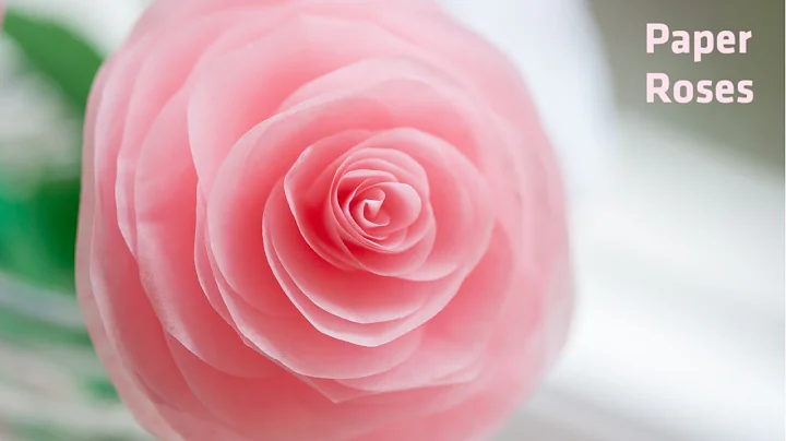 Tissue Paper Roses Tutorial