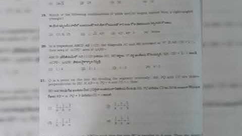 Ap polycet question paper 2019