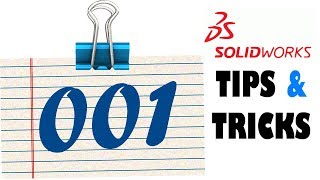 001 SolidWorks Tutorial Tips & Tricks: One sketch for multiple extrudes/ cuts