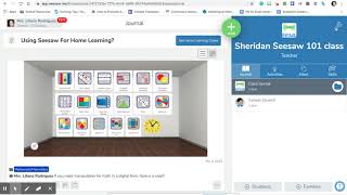 Seesaw 101/Creating color coded folders