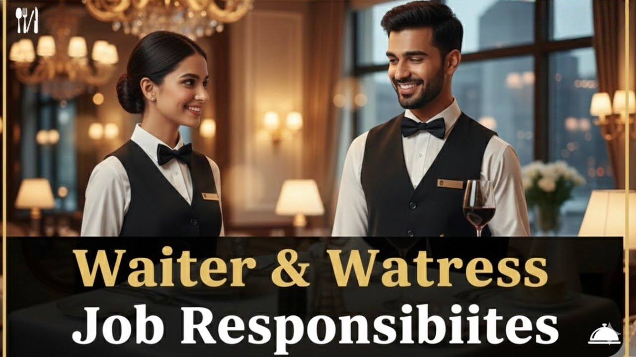 Обязанности официанта и официантки || Как работать официантом в отеле || Собеседование на должнос...