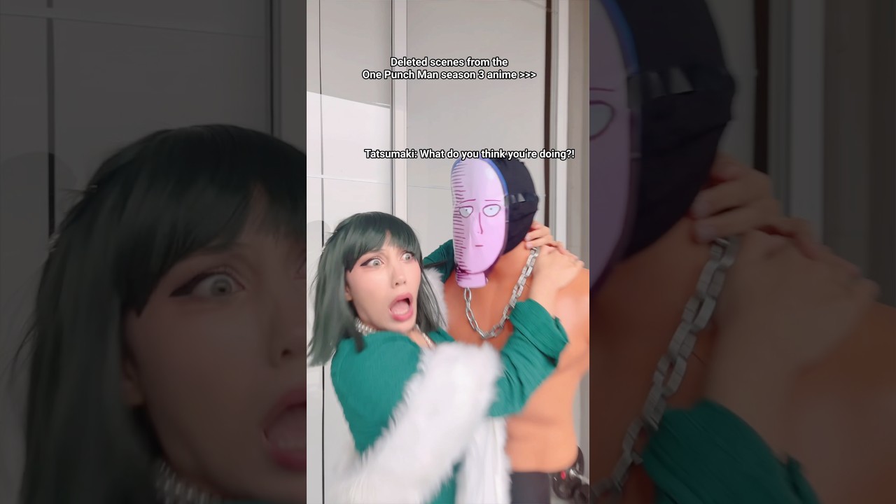 Tatsumaki saw EVERYTHING 😳 #anime #cosplay